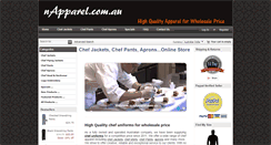 Desktop Screenshot of napparel.com.au